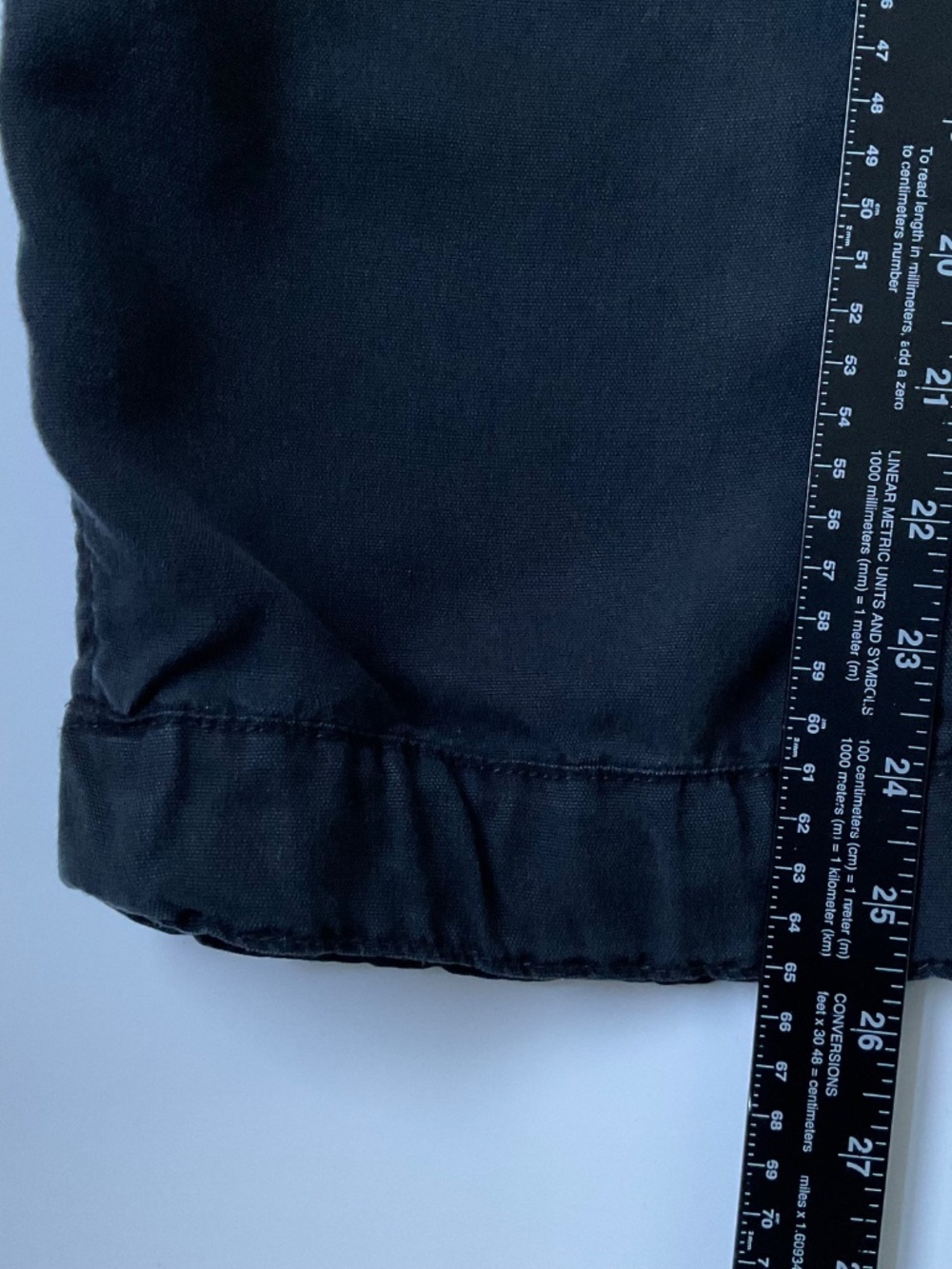Gap Womens Cropped Pants Sz 4 Black Utility Modern Clean Girl Streetwear Chino - Picture 6 of 13